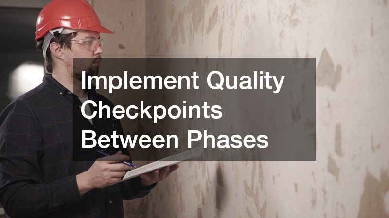 Implement Quality Checkpoints Between Phases